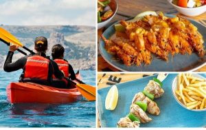 Sea Kayak Atlantic Seaboard and Sharing Platter at Mozambik for 2