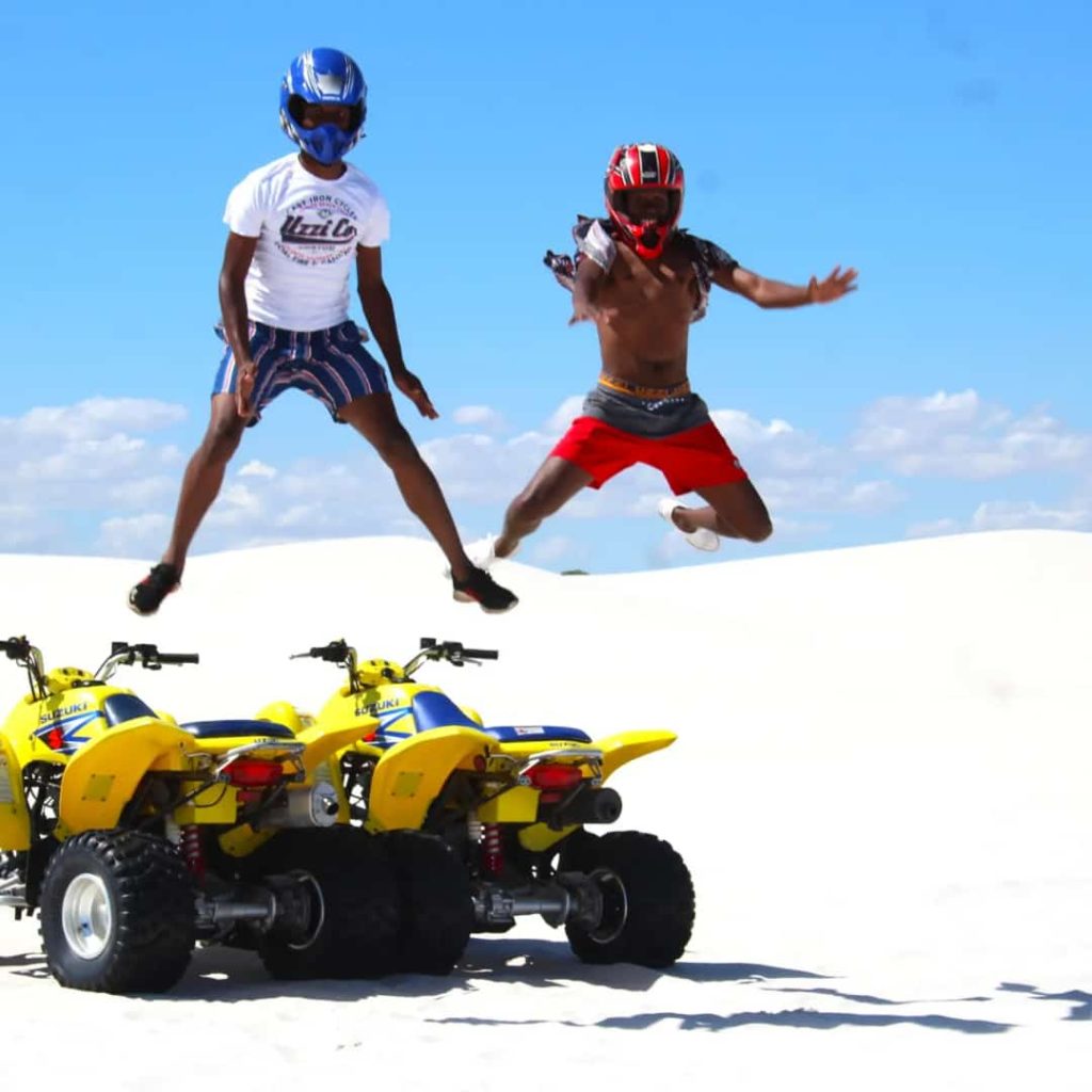 Cape Town Sandboarding Tours | 1 Hour Quad Biking for 2