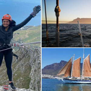 Combo Deal | Table Mountain Abseil experience and Sunset Cruise (Spirit of Victoria) for 2