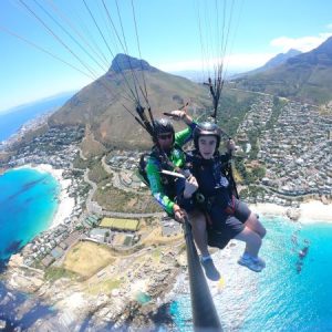 Airventures | Tandem Paragliding Flight with a View of Table Mountain