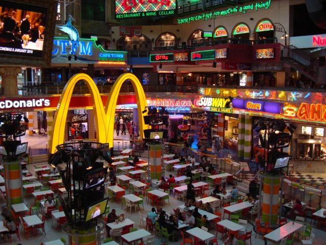 Canal Walk food court
