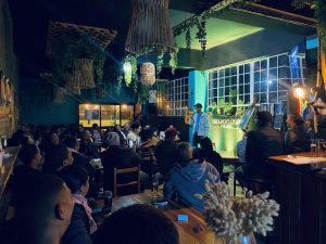 Ground Culture | A Comedy Evening Out For 2 Incl Burgers and Chips and Cocktails