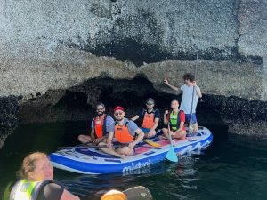 TK Promotions | 90 Min Penguin Giant Paddle Board Experience with a Guide for 4 People