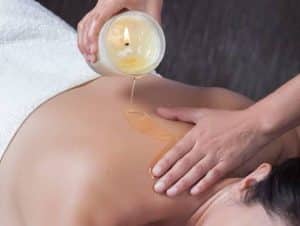 Care on Location |  Soy Candle Massage and Organic Clay Mask Facial with Tea and Cake For 1