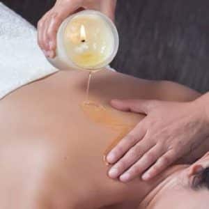 Care on Location |  Soy Candle Massage and Organic Clay Mask Facial with Tea and Cake For 1