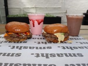 Smasht | Come Indulge in 2 Double Smasht Burgers and 2 Milkshakes