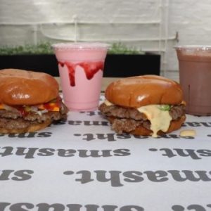 Smasht | Come Indulge in 2 Double Smasht Burgers and 2 Milkshakes